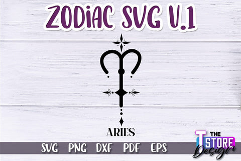 Zodiac SVG Design | Astrology Design | SVG Design v.1 SVG The T Store Design 