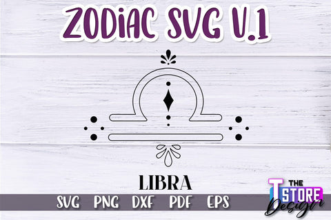 Zodiac SVG Design | Astrology Design | SVG Design v.1 SVG The T Store Design 
