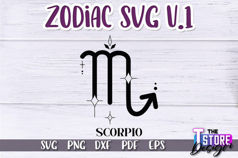 Zodiac SVG Design | Astrology Design | SVG Design v.1 SVG The T Store Design 