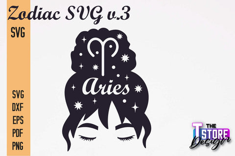 Zodiac SVG Design | Astrology Design | SVG Design v.3 SVG The T Store Design 