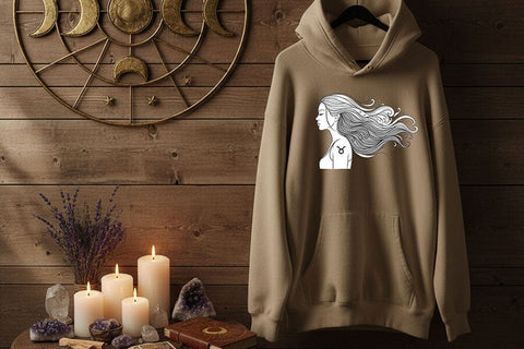 Zodiac Woman Silhouette Bundle, Astrology Png Set, Feminine Line Art, Celestial Zodiac Signs, Boho Aesthetic Clipart, Spiritual Art Pngs SVG TiffsCraftyCreations 