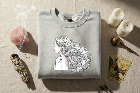 Zodiac Woman Silhouette Bundle, Astrology Png Set, Feminine Line Art, Celestial Zodiac Signs, Boho Aesthetic Clipart, Spiritual Art Pngs SVG TiffsCraftyCreations 