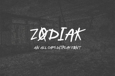 Zodiak Display Font Font Beck McCormick 