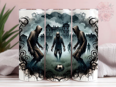 Zombie Absurd Soccer 20oz Tumbler Wrap PNG, Soccer Fan Tumbler Png, Straight & Tapered Tumbler Wrap, Instant Digital Download Sublimation Li Zamperini 