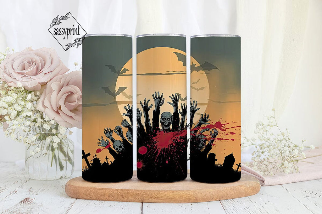 Zombie Apocalypse 20oz Tumbler Wrap - So Fontsy