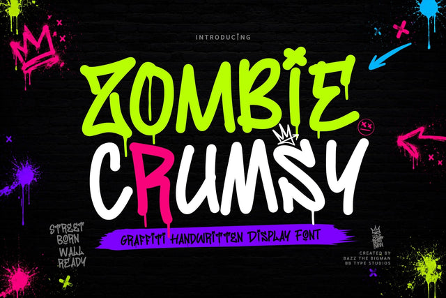 Zombie Crumsy Font BB Digital Arts 