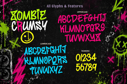 Zombie Crumsy Font BB Digital Arts 