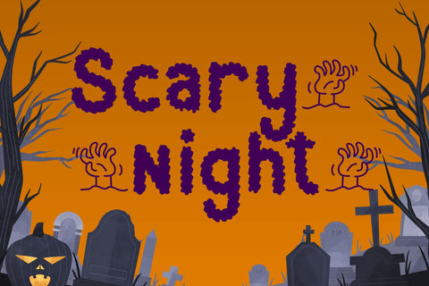 Zombie Graveyard Font AEN Creative Store 