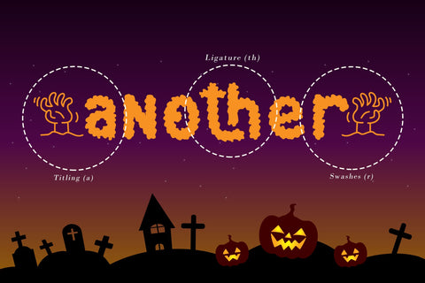 Zombie Graveyard Font AEN Creative Store 