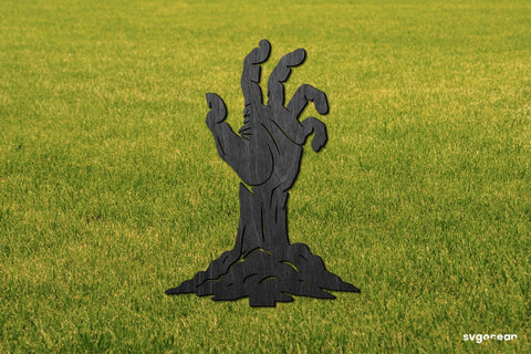 Zombie Hand Garden Stake Laser Cut SVG SvgOcean 
