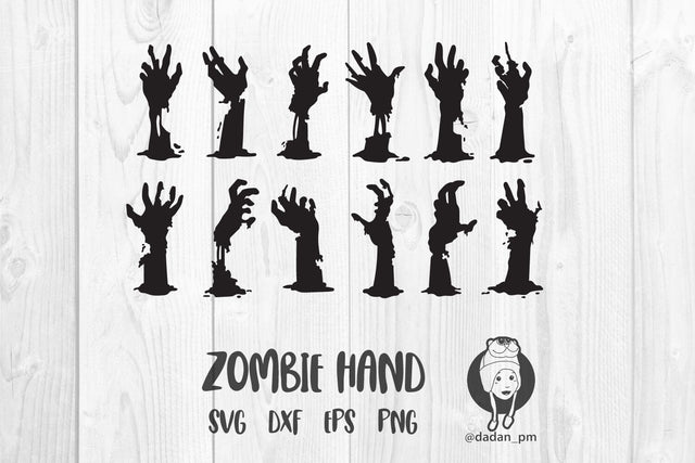 Zombie hand silhouette SVG dadan_pm 