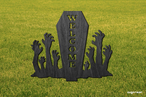 Zombie Hands Garden Stake Laser Cut SVG SvgOcean 