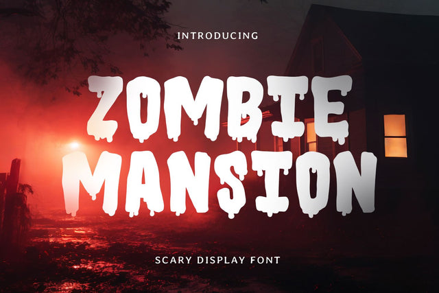 ZOMBIE MANSION Font Mozarella 