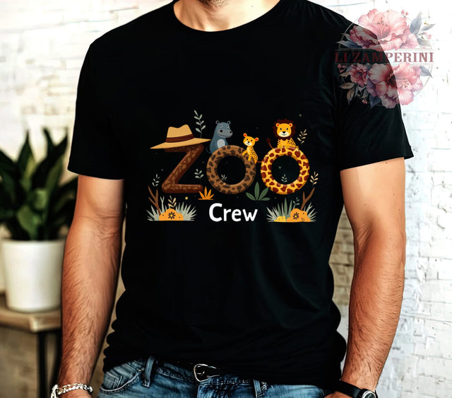 Zoo Crew PNG, Kids Zoo Trip, Giraffe PNG, Animal PNG, Digital Download, Sublimation Art, Children’s Graphics, Safari Theme Sublimation Li Zamperini 