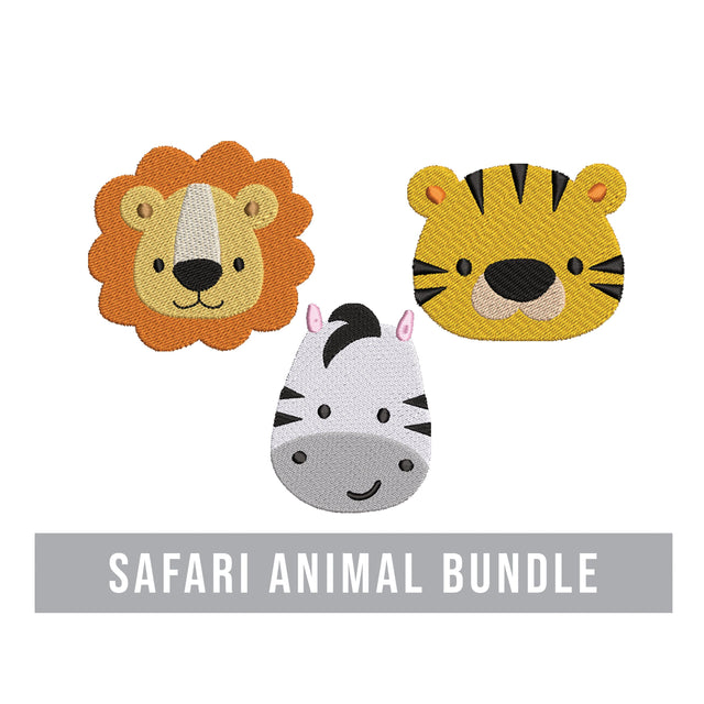Zoo Safari Animal Embroidery Design Bundle Embroidery/Applique DESIGNS Creatively Embroidery 