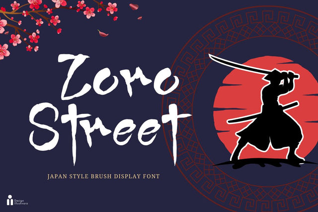 Zoro Street Font Illushvara Design 