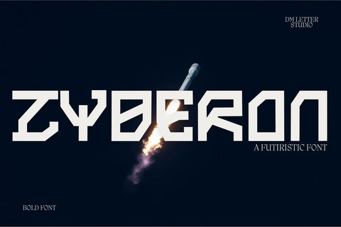 Zyberon Font Dm Letter Studio 