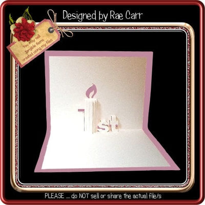 001 1st Pop Up Insert Multiple Machine Formats SVG Designs by Rae 