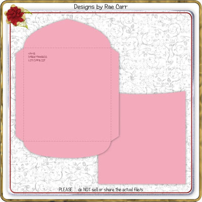023 2 Piece Envelope SVG Designs by Rae 