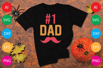 #1 Dad SVG CraftlabSvg29 