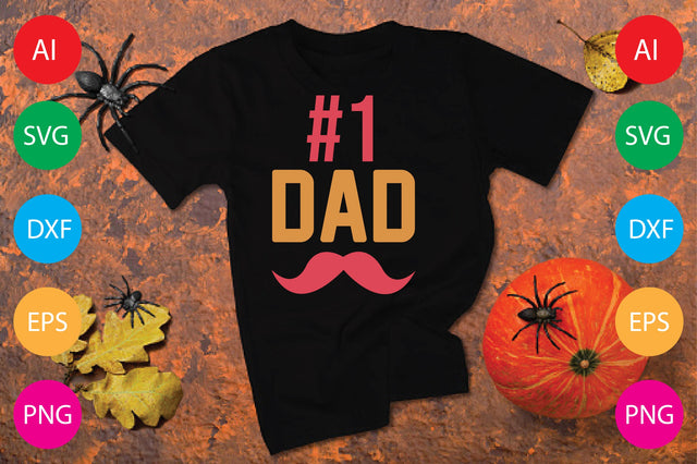 #1 Dad SVG CraftlabSvg29 