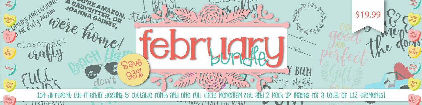 1 DAY ONLY: So Fontsy February 2018 Bundle
