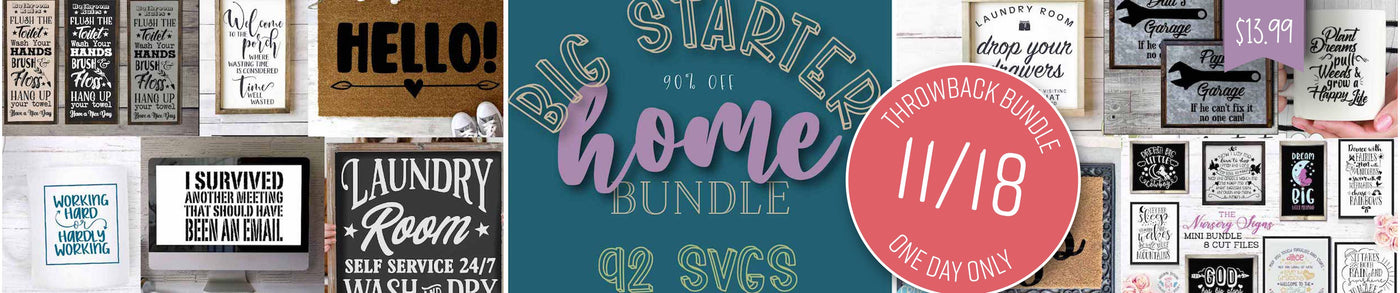 1 Day Only Throwback: Big Starter Home Bundle