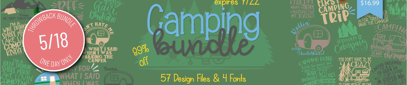 1 Day Only Throwback: Camping Bundle