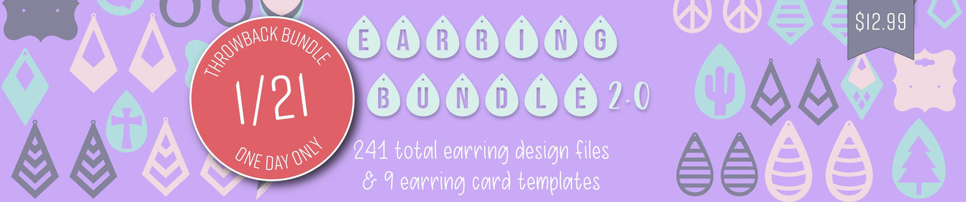 1 Day Only Throwback Earring Bundle 2.0