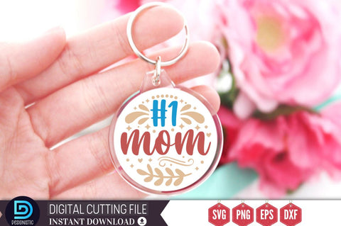 #1 mom SVG SVG DESIGNISTIC 