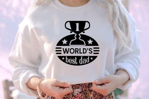 1 world's best dad SVG SVG DESIGNISTIC 