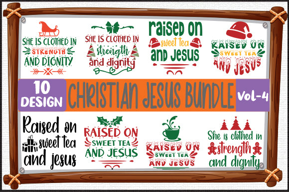 10 Christian Jesus Bundle SVG thesvgfactory 