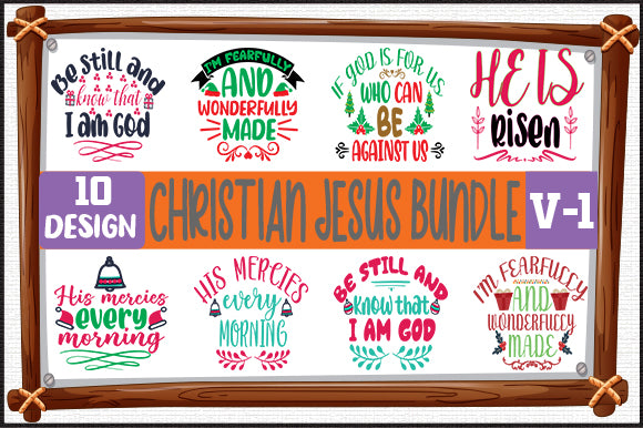 10 Christian Jesus Bundle SVG thesvgfactory 