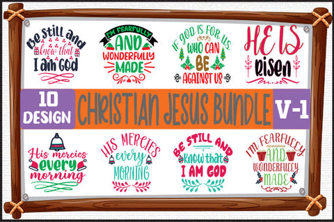 10 Christian Jesus Bundle SVG thesvgfactory 