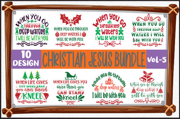 10 Christian Jesus Bundle SVG thesvgfactory 