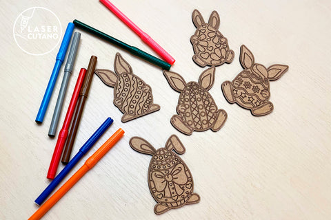 10 DIY Easter Eggs Multilayer Laser Cut Design, Multilayer Laser Cut Files, Mandala, Round Sign SVG, 3D Designs, Mini Design Bundles SVG LaserCutano 