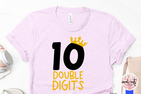 10 Double digits - Birthday SVG EPS DXF PNG Cutting File SVG CoralCutsSVG 