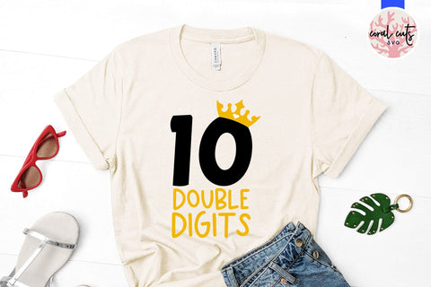 10 Double digits - Birthday SVG EPS DXF PNG Cutting File SVG CoralCutsSVG 