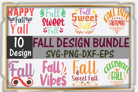 10 FALL DESIGN BUNDLE SVG thesvgfactory 