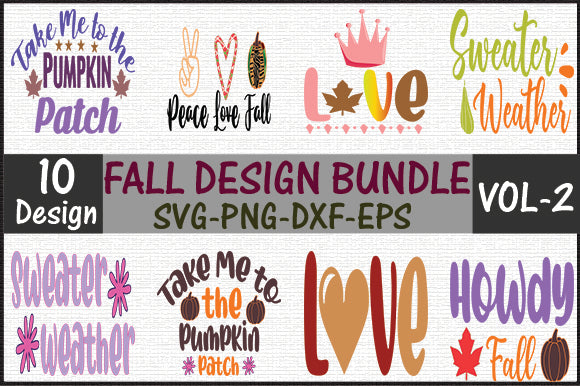 10 Fall SVG Bundle SVG thesvgfactory 