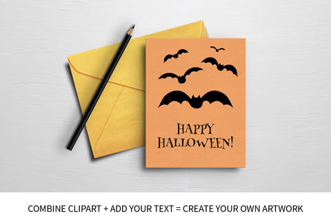 10 Halloween Bats SVG Bundle. Bat Silhouettes Cut Files. SVG LaBelezoka 
