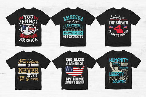 10 Independence Day t-shirt design Bundle-Trendy Pod Best T-Shirt Design Bundle SVG Svgcraft 