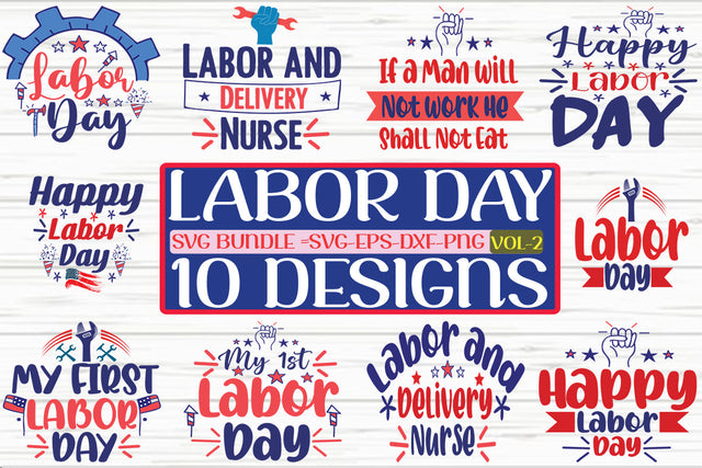 10 Labor Day SVG Bundle Vol-02 SVG thesvgfactory 