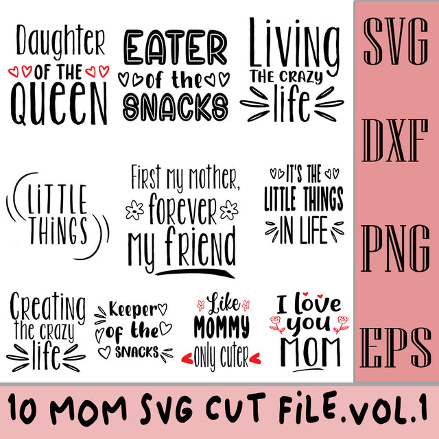 10 MOM SVG DESIGNS SVG SVG Studio 