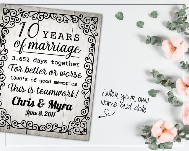 10 years wedding anniversary SVG Boertiek 