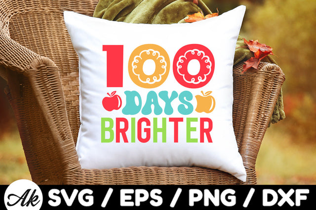 100 days brighter svg SVG akazaddesign 