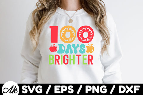 100 days brighter svg SVG akazaddesign 