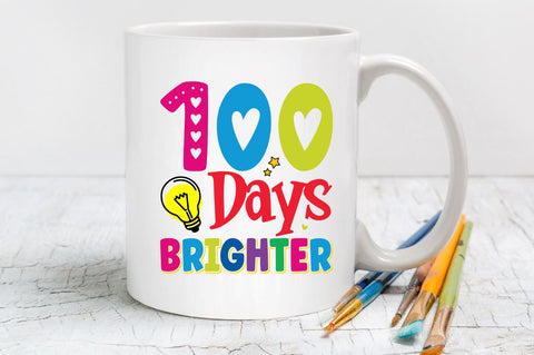 100 days brighter SVG SVG Regulrcrative 