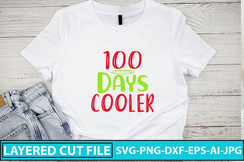 100 Days Cooler SVG Cut File SVG Syaman 