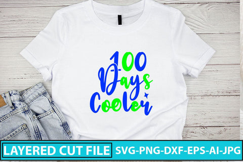 100 Days Cooler SVG Cut File SVG Syaman 